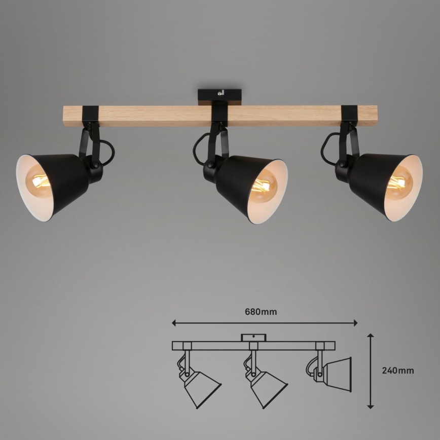Briloner 2406-035 - Faretto SPOT 3xE27/40W/230V