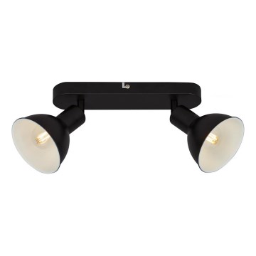 Briloner 2674-025 - Faretto RETRO 2xE14/25W/230V nero