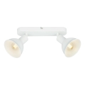 Briloner 2674-026 - Faretto RETRO 2xE14/25W/230V bianco