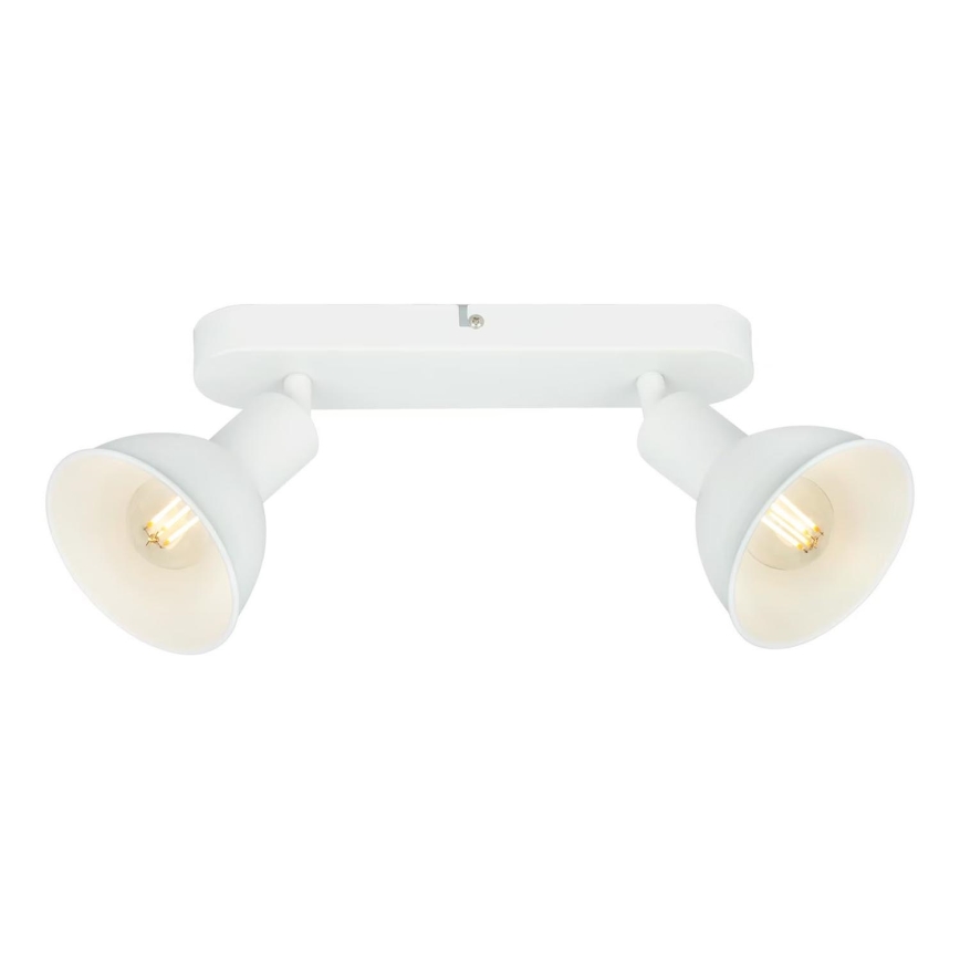 Briloner 2674-026 - Faretto RETRO 2xE14/25W/230V bianco