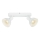 Briloner 2674-026 - Faretto RETRO 2xE14/25W/230V bianco
