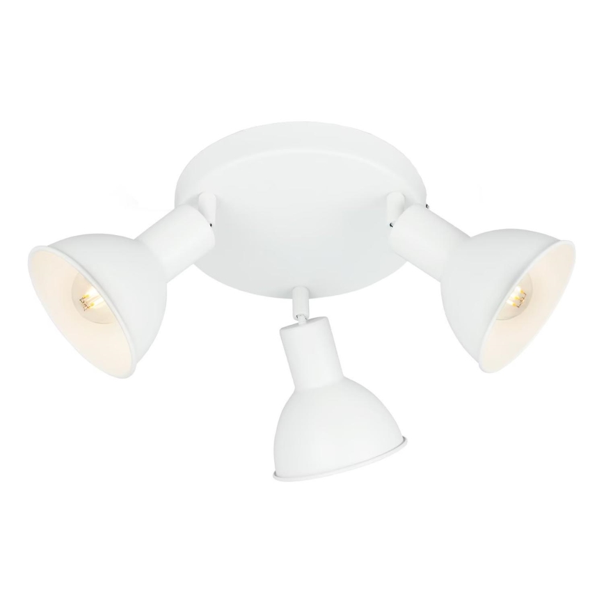 Briloner 2674-036 - Faretto RETRO 3xE14/25W/230V bianco