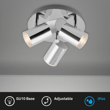 Briloner 2731-038 - Faretto CUP 3xGU10/5W/230V cromato lucido