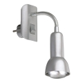Briloner 2739-014P - Lampada con spina integrata 1xE14/25W/230V