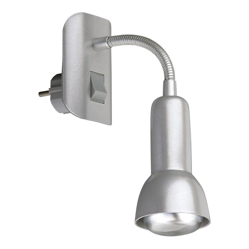 Briloner 2739-014P - Lampada con spina integrata 1xE14/25W/230V