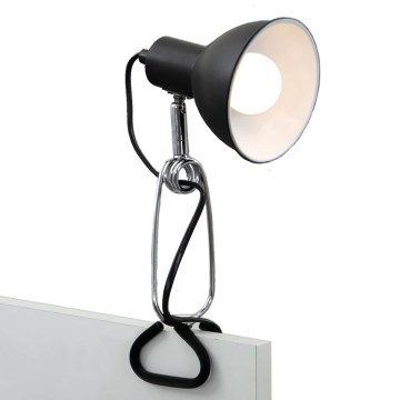 Briloner 2790-015 - Lampada a clip FIX 1xE14/8W/230V nero/cromo lucido