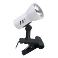 Briloner 2794/016P - Lampada con clip 1xE14/40W/230V nero/bianco