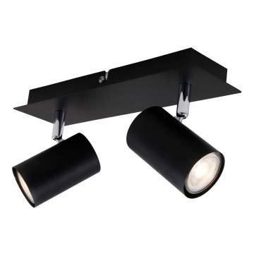 Briloner 2857-025 - Faretto SPOT 2xGU10/40W/230V nero