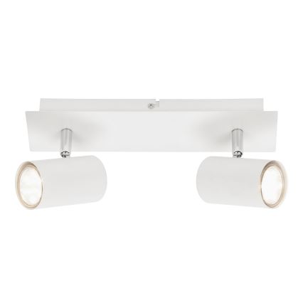 Briloner 2857-026 - Faretto SPOT 2xGU10/40W/230V bianco
