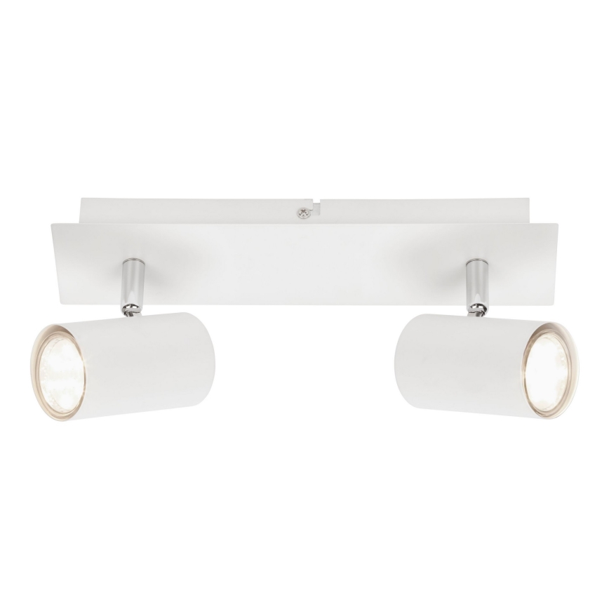 Briloner 2857-026 - Faretto SPOT 2xGU10/40W/230V bianco