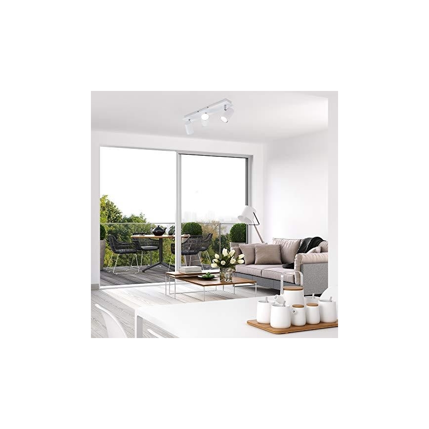 Briloner 2857-036 - Faretto SPOT 3xGU10/40W/230V bianco