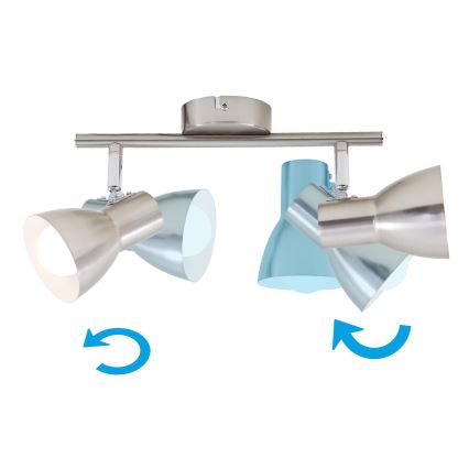 Briloner 2860-022 - Faretto 2xE14/25W/230V