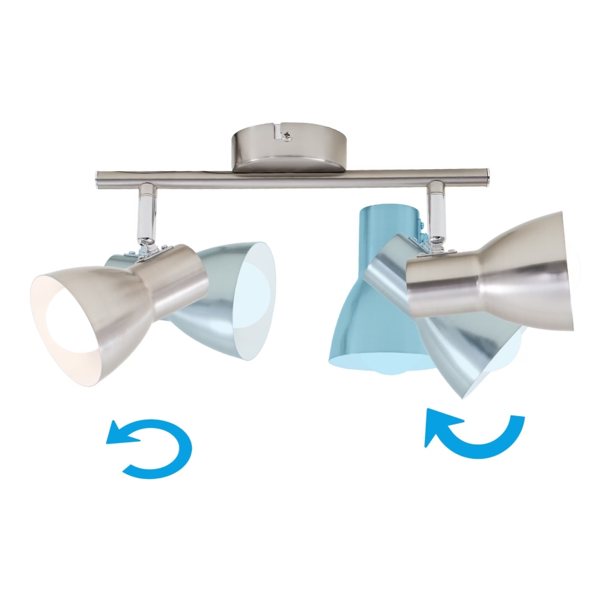 Briloner 2860-022 - Faretto 2xE14/25W/230V