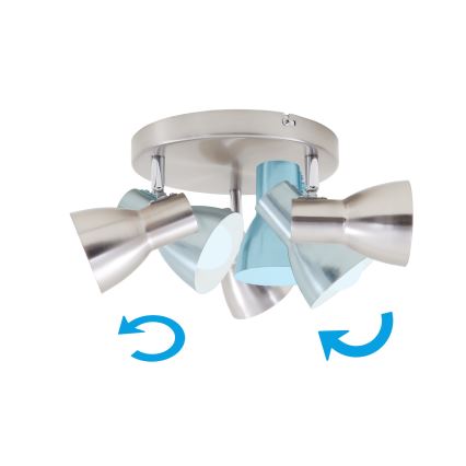 Briloner 2860-032 - Faretto 3xE14/25W/230V