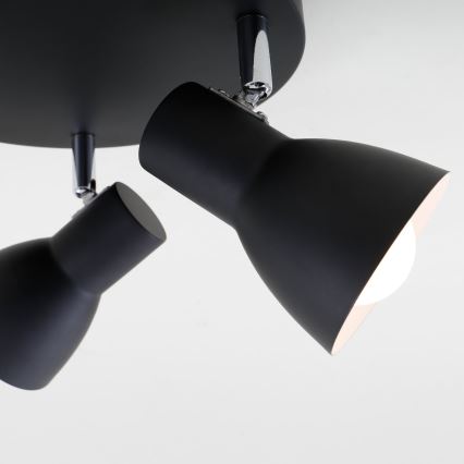 Briloner 2860-035 - Faretto CUP 3xE14/25W/230V nero