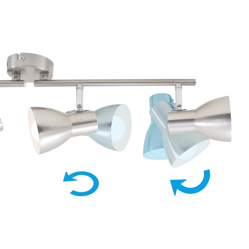 Briloner 2860-042 - Faretto 4xE14/25W/230V