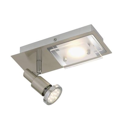 Briloner 2879-022 - Plafoniera LED COMBINATA 1xGU10/3W + LED/5W/230V