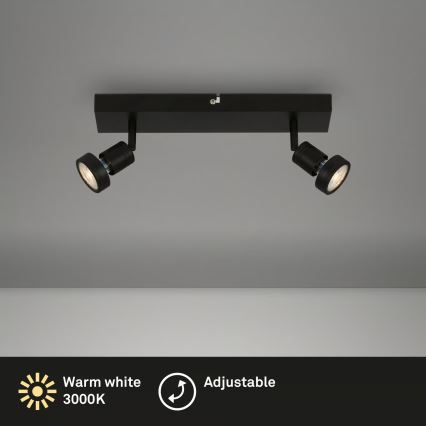 Briloner 2926-025 - Faretto LED 2xGU10/4,9W/230V