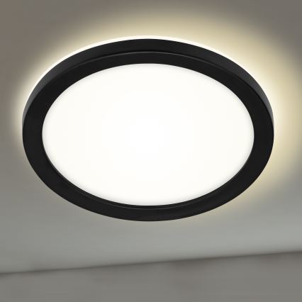 Briloner 3008-015 - Plafoniera LED LED/8W/230V diametro 21 cm nero IP44