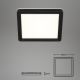 Briloner 3010-015 - Plafoniera LED LED/8W/230V 19x19 cm nero IP44