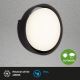 Briloner 3019-015 - Applique a LED da esterno GENUA LED/18W/230V IP44 nero