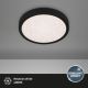 Briloner 3048-015 - Plafoniera LED RUNA LED/18W/230V nero