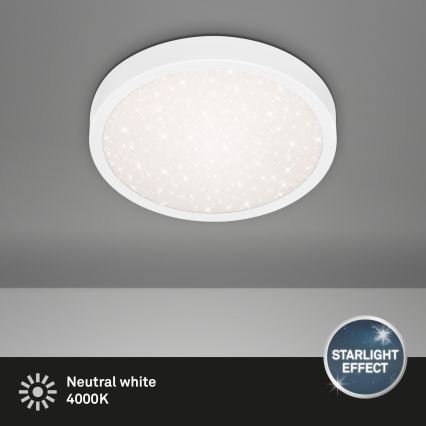 Briloner 3048-016 - Plafoniera LED RUNA LED/18W/230V bianco