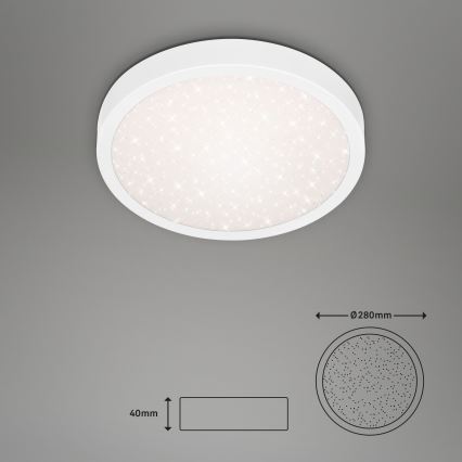 Briloner 3048-016 - Plafoniera LED RUNA LED/18W/230V bianco