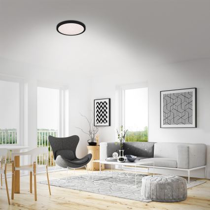 Briloner 3071-015 - Plafoniera LED RUNA LED/24W/230V nero