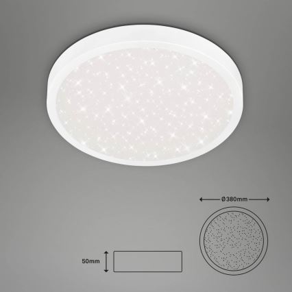 Briloner 3071-016 - Plafoniera LED RUNA LED/24W/230V 4000K diametro 38 cm bianco