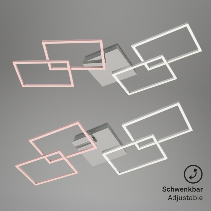 Briloner 3091-018 - Plafoniera LED dimmerabile FRAME LED/30W/230V cromo lucido