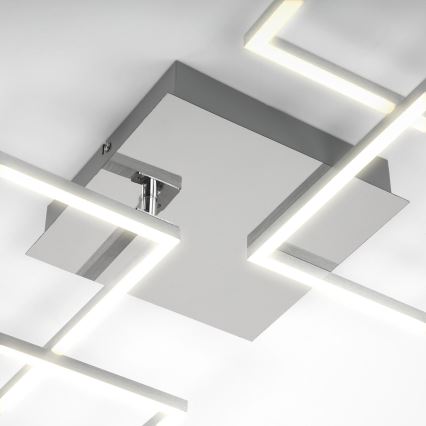 Briloner 3091-018 - Plafoniera LED dimmerabile FRAME LED/30W/230V cromo lucido