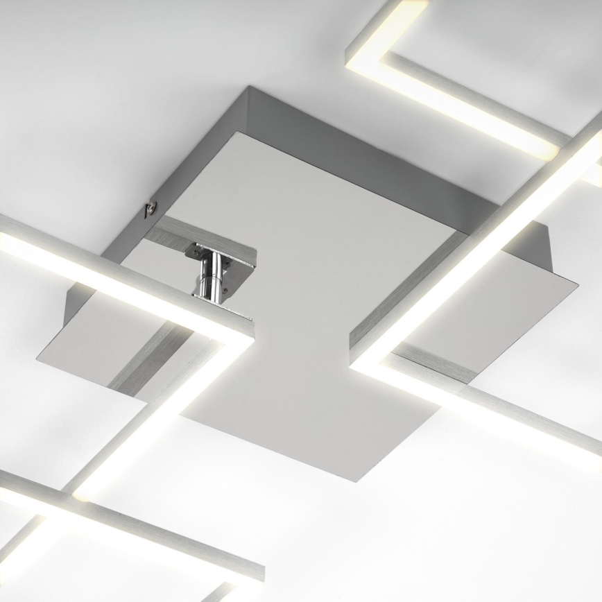 Briloner 3091-018 - Plafoniera LED dimmerabile FRAME LED/30W/230V cromo lucido