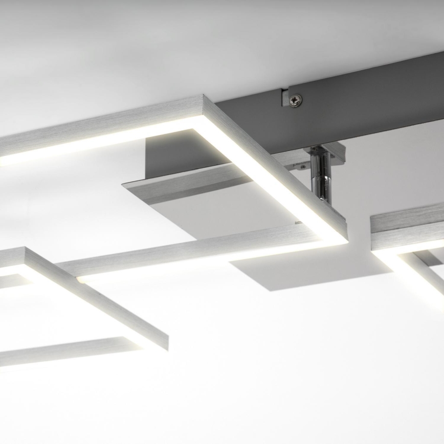 Briloner 3091-018 - Plafoniera LED dimmerabile FRAME LED/30W/230V cromo lucido