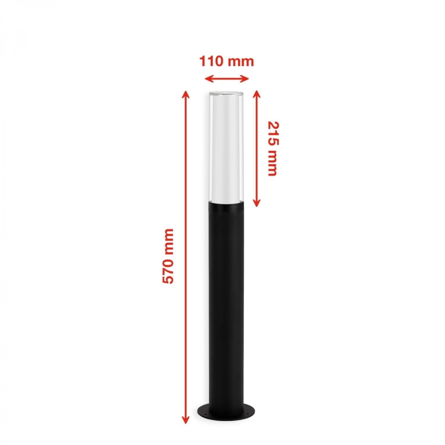 Briloner 311405TF - Lampada LED da esterno LED/8W/230V IP44 4000K 57 cm nero