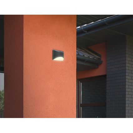 Briloner 3133015 - Lampada da parete solare a LED LED/2W/3,7V IP44 3000K 300 mAh
