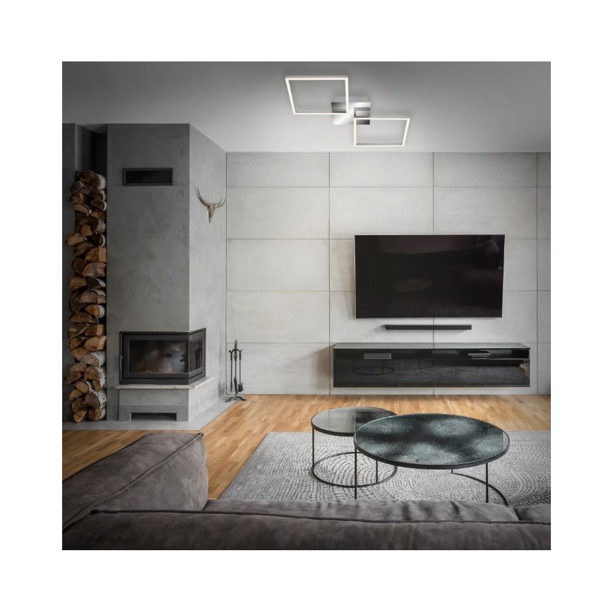 Briloner 3192-018 - Plafoniera LED FRAMES 2xLED/16W/230V