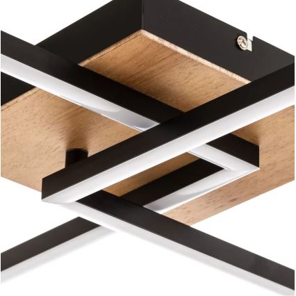 Briloner 3210-014 - Plafoniera LED dimmerabile FRAME 2xLED/11W/230V marrone