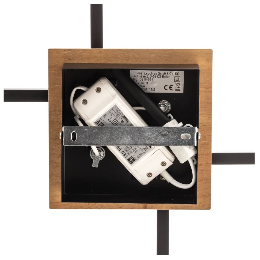 Briloner 3210-014 - Plafoniera LED dimmerabile FRAME 2xLED/11W/230V marrone