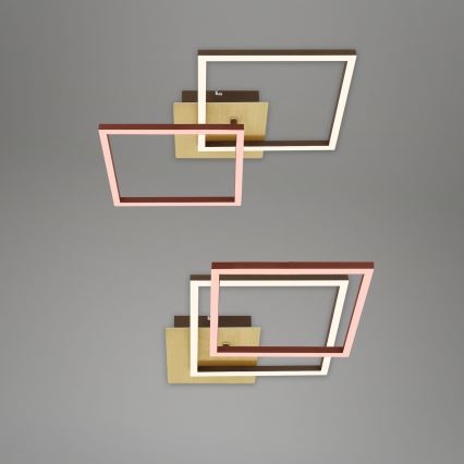 Briloner 3210-017 - Lampada da soffitto dimmerabile a LED FRAME 2xLED/11W/230V oro
