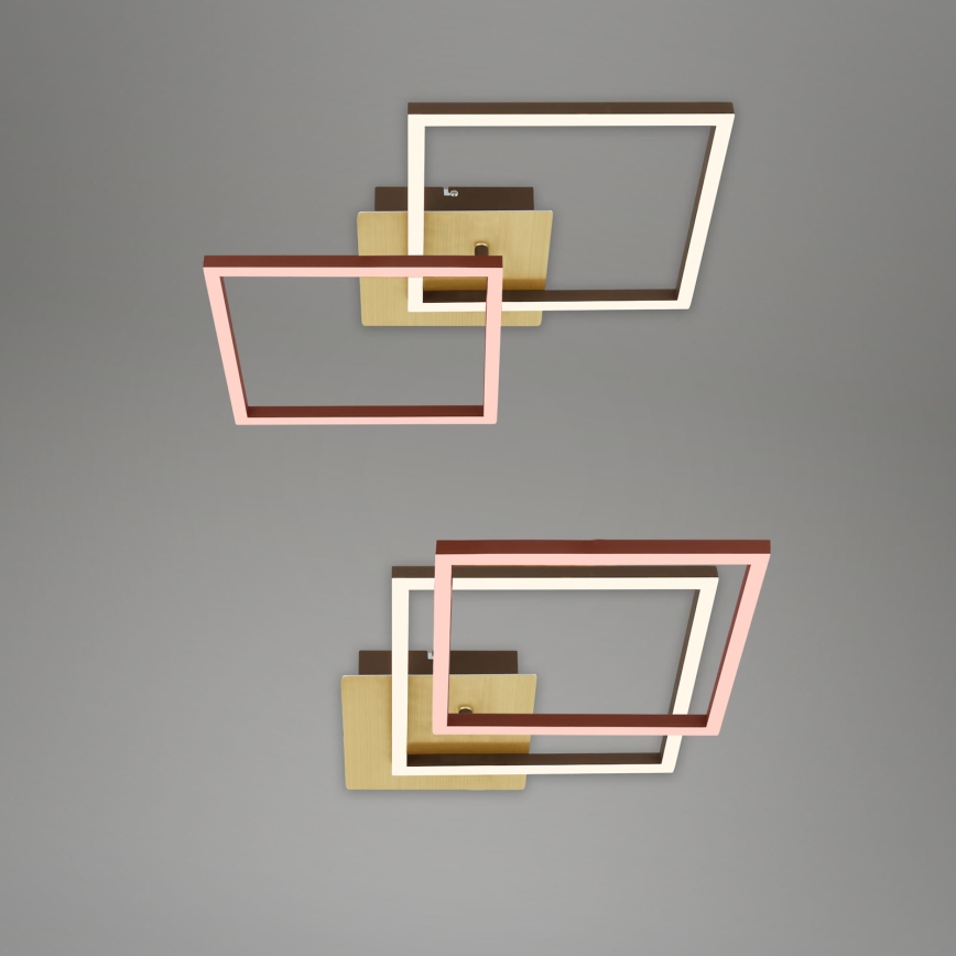 Briloner 3210-017 - Lampada da soffitto dimmerabile a LED FRAME 2xLED/11W/230V oro