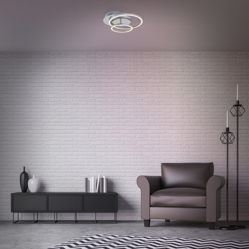 Briloner 3222-018 - Plafoniera LED dimmerabile FRAMES LED/30W/230V
