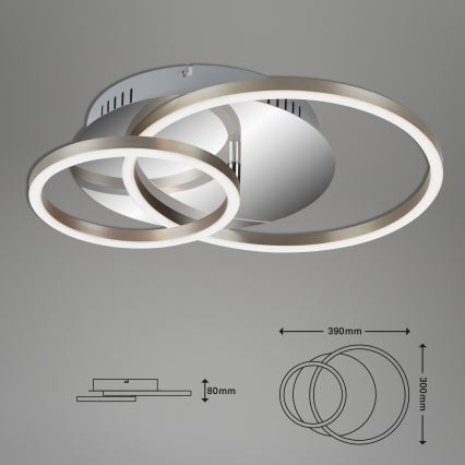 Briloner 3222-018 - Plafoniera LED dimmerabile FRAMES LED/30W/230V