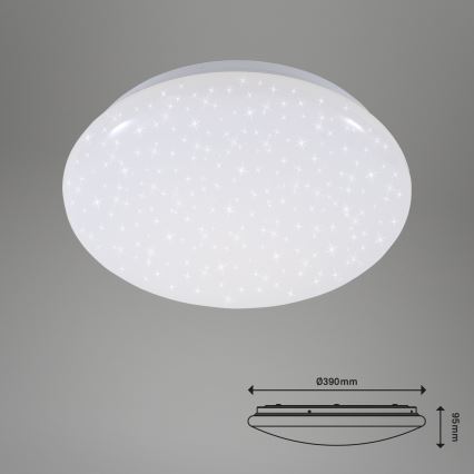 Briloner 3380-116 - Plafoniera LED dimmerabile STARRY SKY LED/18W/230V 2700/4000K