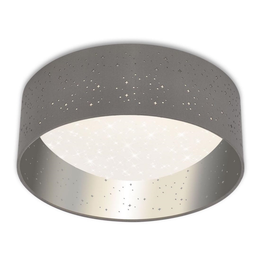 Briloner 3482014 - Lampada da soffitto LED MAILA STARRY LED/12W/230V grigio/argento