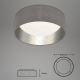 Briloner 3482014 - Plafoniera LED MAILA STARRY LED/12W/230V grigio/argento