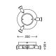Briloner 3498-048 - Plafoniera LED START 4xGU10/3W/230V
