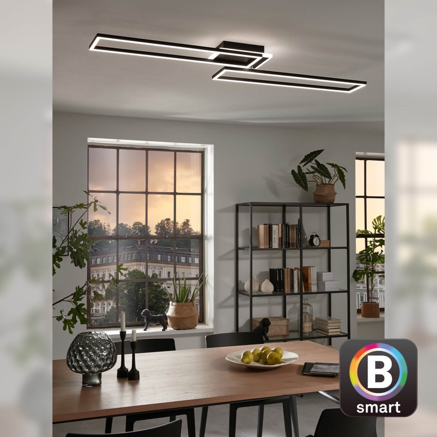 Briloner 3538-015 - Lampadario LED dimmerabile FRAME 2xLED/20W/230V 2700-6500K Wi-Fi Tuya + telecomando