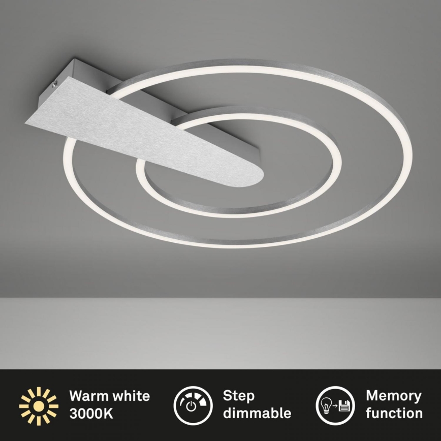 Briloner 3543-018 - Plafoniera LED dimmerabile NICO LED/25W/230V cromo opaco