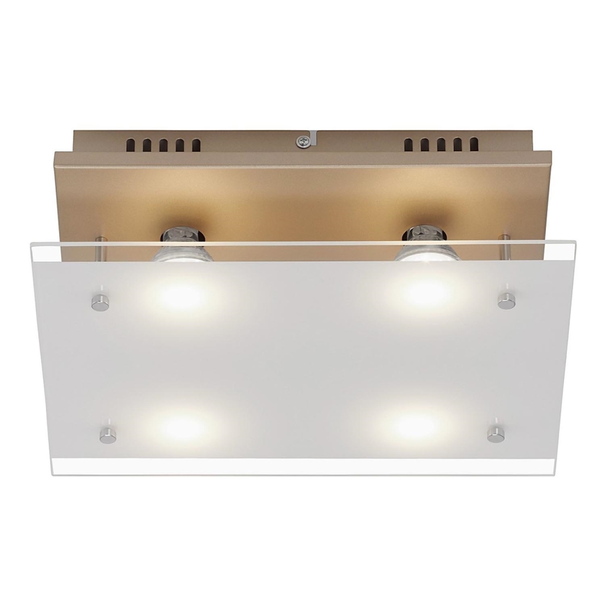 Briloner 3586-047 - Plafoniera LED SMART GOLD 4xGU10/4W/230V